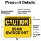 Signmission Door Swings Out, 5 in W x Rectangle, Vinyl Decal OS-2PACK-CS-D-35-L-19151 - alternate 2